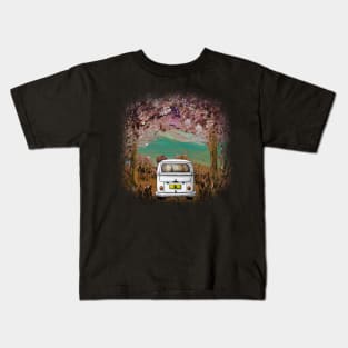 Forest Camper (White) Kids T-Shirt